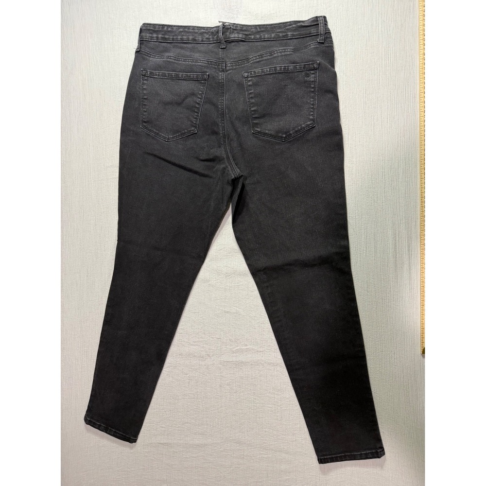 Jessica Simpson Womens Size 14 Black Skinny Jeans High Rise Stretch Denim Pants - Picture 2 of 11